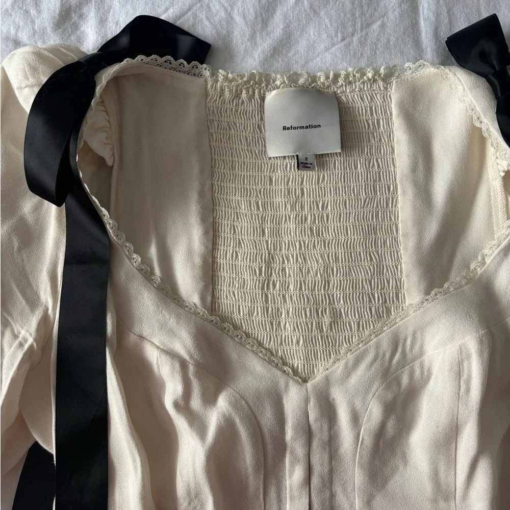 Reformation Inara Top in Gossamer
